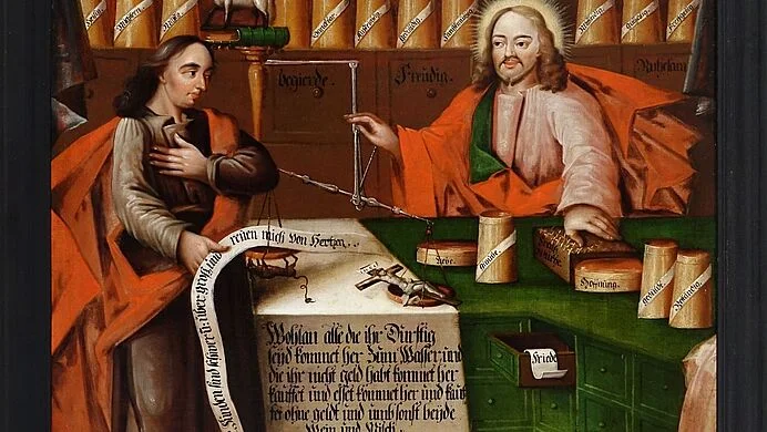 Das Seebacher Gemälde "Die Heilandsapotheke"