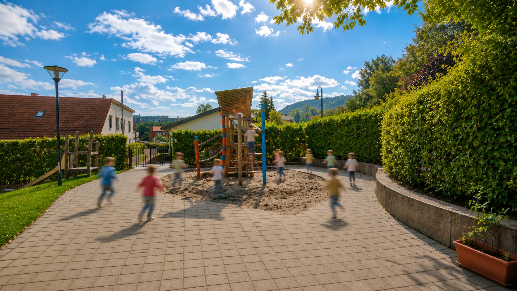Kita Wartbergzwerge Außenbereich