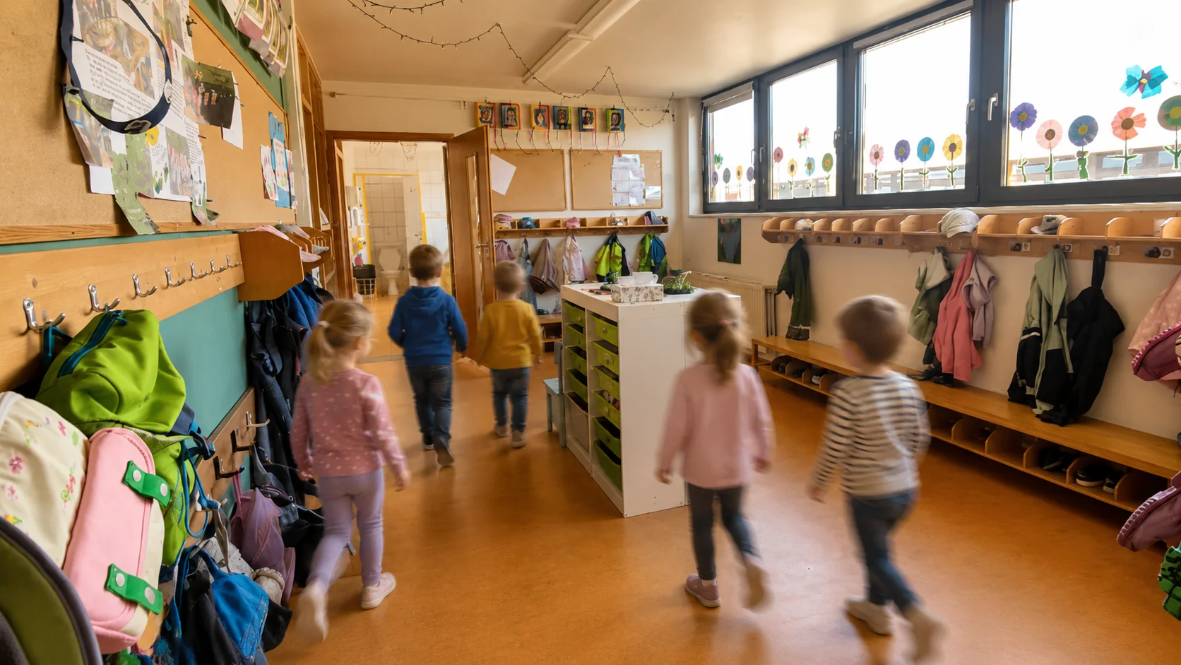 Kita Wartberzwerge Umkleideraum