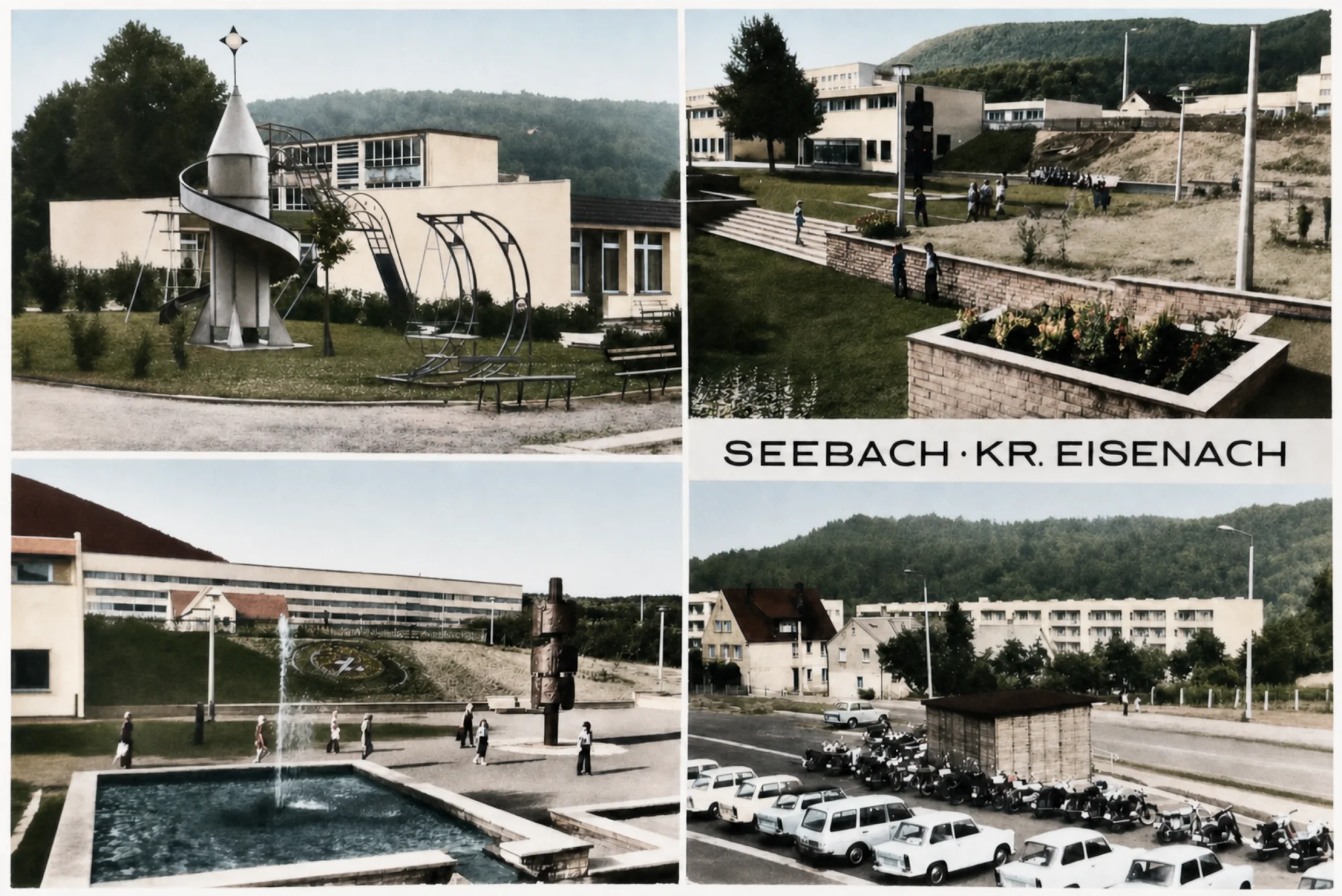 Postkarte aus Seebach - Wartburgkreis