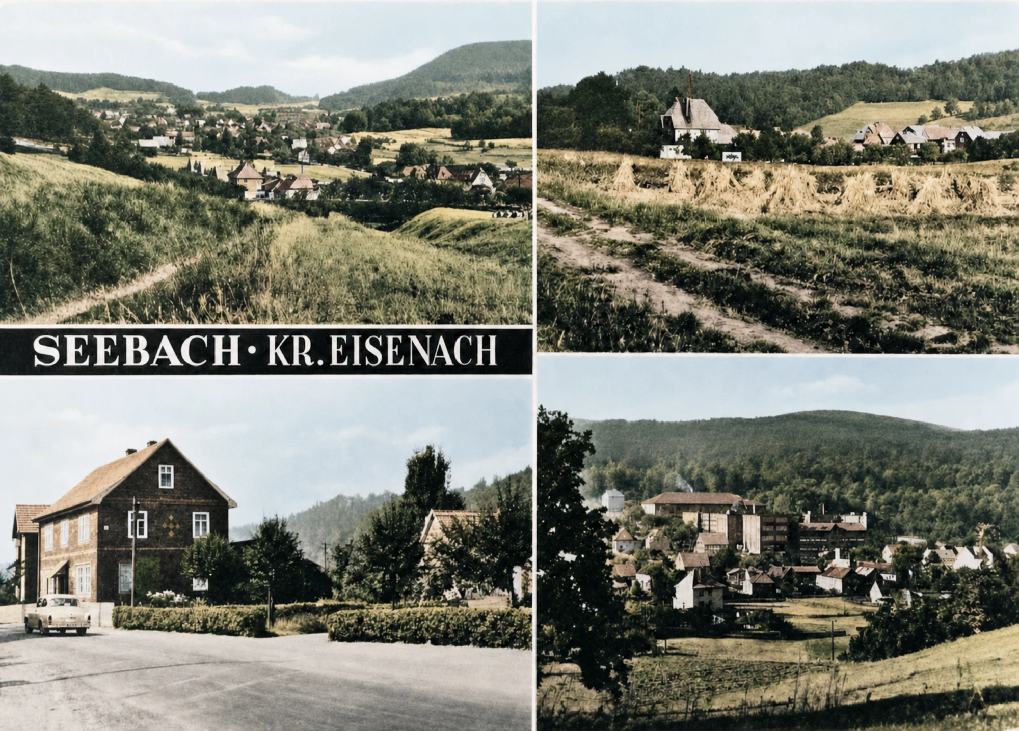 Postkarte aus Seebach - Landschaft