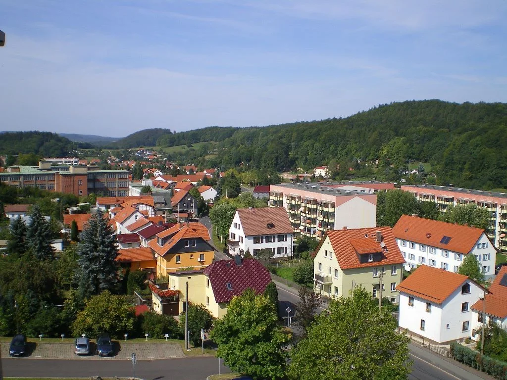 Luftbildaufnahme Seebach Richtung Thal