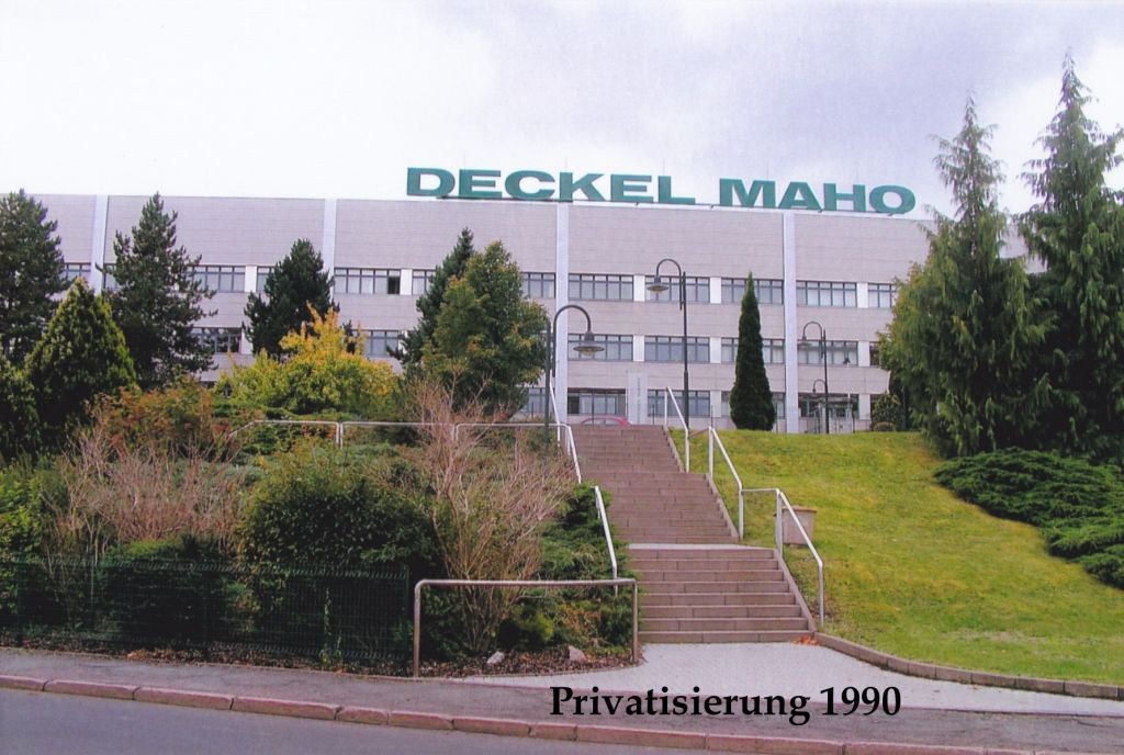 Werkgebäude von Deckel Maho nach der Privatisierung 1990
